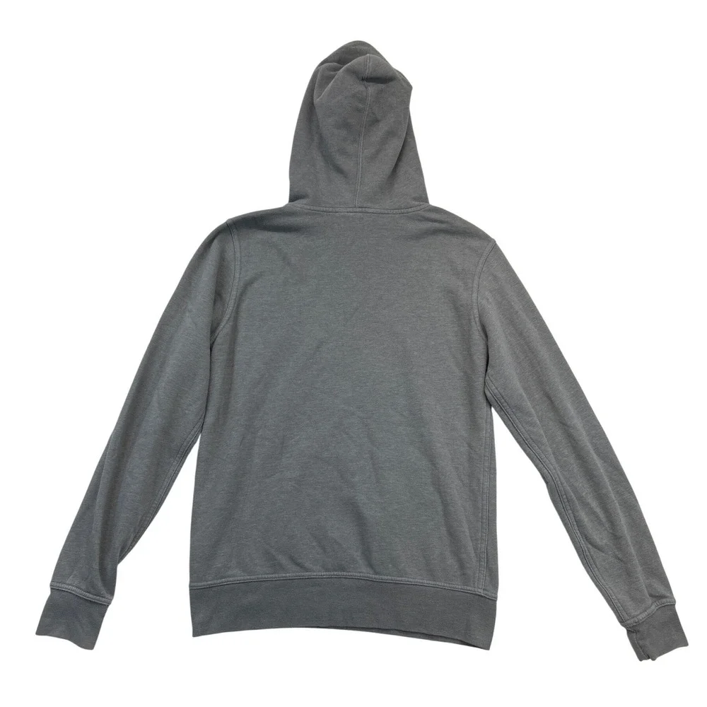 The North Face Hoodie Mens Small Grey Pullover Graphic Black‎ Logo
